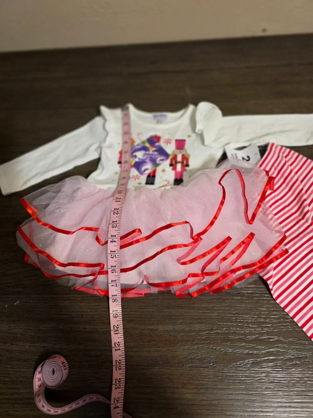Blueberi Boulevard Girls Nutcracker Tutu Dress Leggings Set NWT Christmas 3T